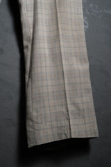 1980’s Vintage Plaid Slacks Scovill Zipper 古著格紋西裝褲
