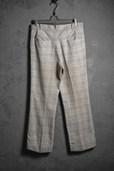 1980’s Vintage Plaid Slacks Scovill Zipper 古著格紋西裝褲