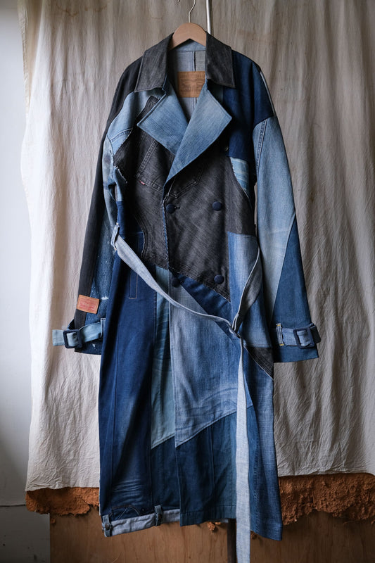 Levi’s x Story Wear x 台灣新銳設計師 詹宗佑 “Upcycling” Denim Coat 回收重組丹寧大衣