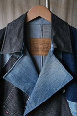 Levi's x Story Wear x 台湾の新進デザイナー Zhan Zongyou 「アップサイクリング」デニムコート リサイクルされた再構築デニムコート