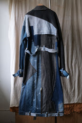 Levi's x Story Wear x 台湾の新進デザイナー Zhan Zongyou 「アップサイクリング」デニムコート リサイクルされた再構築デニムコート