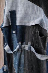 Levi's x Story Wear x 台湾の新進デザイナー Zhan Zongyou 「アップサイクリング」デニムコート リサイクルされた再構築デニムコート
