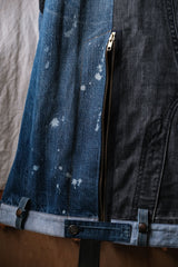 Levi's x Story Wear x 台湾の新進デザイナー Zhan Zongyou 「アップサイクリング」デニムコート リサイクルされた再構築デニムコート