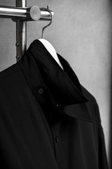 Yohji Yamamoto power of the WHITE shirt Arrange Collar Shirt 3 Yamamoto Yohji's line stand-up collar rayon shirt