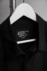 Yohji Yamamoto power of the WHITE shirt Arrange Collar Shirt 3 Yamamoto Yohji's line stand-up collar rayon shirt