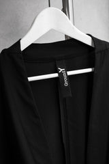 GROUND Y Yohji Yamamoto Hanten Coat Yamamoto Yohji branch line triacetate drawstring robe coat