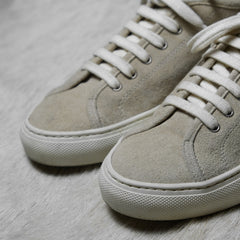 Original Achilles Low Suede Gray Classic Little White Shoes Brand Suede Low Slipper Light Gray