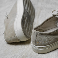 Original Achilles Low Suede Gray Classic Little White Shoes Brand Suede Low Slipper Light Gray