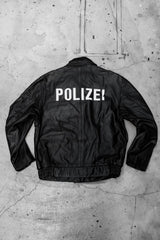 German 2000’s POLIZEI Leather Jacket 德國警用皮衣夾克