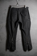 Undercover 10A/W Military Cargo Pants Takahashi Shield side pocket trouser leg zipper 9-point pants