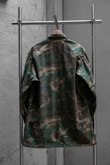 USMC ヴィンテージ ウッドランド カモ ジャングル ジャケット 米海兵隊 ウッドランド カモフラージュ フィールド シャツ ジャケット