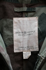 DENIM & SUPPLY ラルフローレン ベルギー パラトルーパー ブラッシュストローク カモ ジャケット