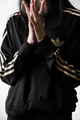 Adidas 2010 Track Jacket 愛迪達 黑金邊條運動外套