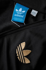 Adidas 2010 Track Jacket 愛迪達 黑金邊條運動外套