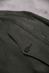 USNAVY 1950年代 第二次世界大戦デッキレインパーカー 第二次世界大戦米海軍支給フード付きデッキレインコート