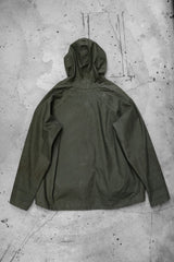 USNAVY 1950年代 第二次世界大戦デッキレインパーカー 第二次世界大戦米海軍支給フード付きデッキレインコート