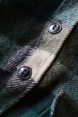 1970年代「AK-JAK」ヴィンテージウールチェックシャツ 1970年代ヴィンテージウールチェックシャツ