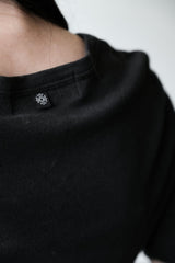 Chrome Hearts VネックTシャツ Chrome Hearts Vネック エラスティック スリムトップ 日本製
