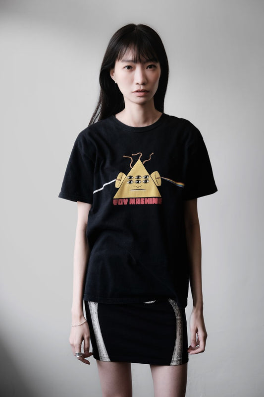 トイ・マシーン ピンク・フロイド プリントTシャツ アメリカのスケートボードブランド フロイド プリント ショートTシャツ