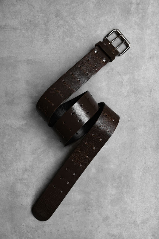 MARC JACOBS Double-hole Leather Belt 義大利製 雙排孔皮帶