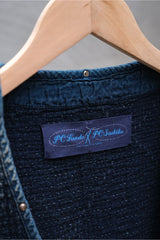 Porter Classic Sashiko Pullover Vest 吉田克幸 藍染刺子布寬版背心