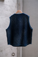Porter Classic Sashiko Pullover Vest 吉田克幸 藍染刺子布寬版背心