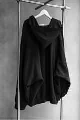 ANCELLM Over Sweat Coat Hoodie 日本設計師品牌 無拉鏈寬鬆作舊連帽外套