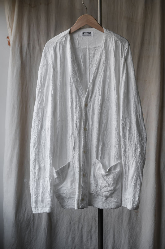 S’YTE Yohji Yamamoto Double-Face Cotton Jersey Cardigan 山本耀司副線 平紋針織排釦開襟衫