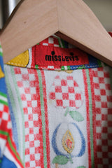 1960〜70年代のミスリーバイスプリントジャケットビッグEオリジナルヴィンテージコットンプリントジャケット