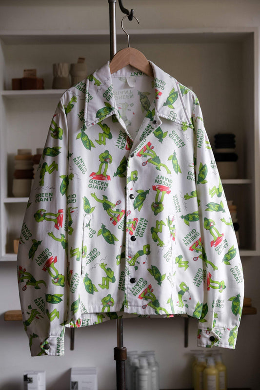 1970’s Green Giant Printed Coach Jacket 原版古著 綠巨人印花教練夾克