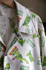 1970's Green Giant Printed Coach Jacket Original vintage Green Giant Printed Coach Jacket