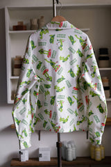 1970's Green Giant Printed Coach Jacket Original vintage Green Giant Printed Coach Jacket