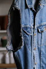 1970年代 Lee Riders 101-J カットオフスリーブ デニムジャケット オリジナルヴィンテージデニムジャケット カットオフスリーブベスト