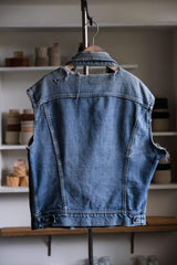 1970年代 Lee Riders 101-J カットオフスリーブ デニムジャケット オリジナルヴィンテージデニムジャケット カットオフスリーブベスト