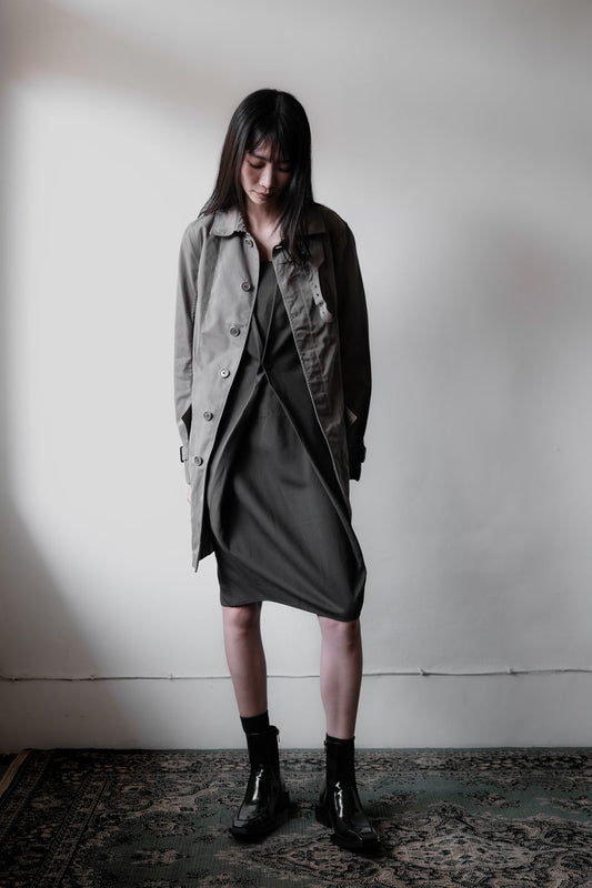 Yohji Yamamoto Y’s x Aspesi Cotton Coat 山本耀司 Y’s x Aspesi 特殊光澤風衣外套