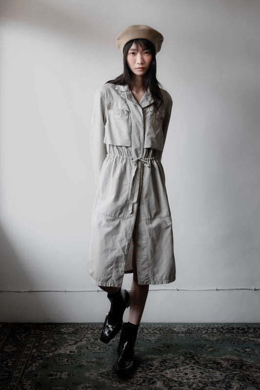 MM6 Martin Margiela 04S/S Coat Margiela waist drawstring coat