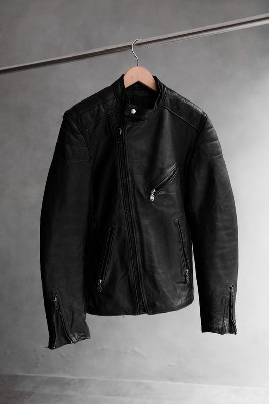 Vintage Segura Leather Racer Jacket Made in France 法國古著真皮騎士皮衣夾克