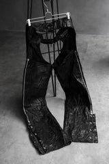 Vintage Xelement Leather Motorcycle Biker Chaps Pants 古著真皮機車騎士皮套褲