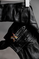 Vintage Xelement Leather Motorcycle Biker Chaps Pants 古著真皮機車騎士皮套褲