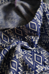 Vintage Full Print Knitted Pants Vintage totem print knitted trousers