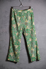 Vintage Full Print Pants Vintage full print lightweight trousers