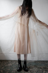 Chika Kisada Tulle One Piece Dress Japanese designer brand high-necked tulle dress with detachable lining