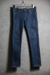 Number (N)ine 07F/W Skinny Denim Jeans Takahiro Miyashita period narrow-fit jeans riri zipper