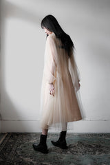 Chika Kisada Tulle One Piece Dress Japanese designer brand high-necked tulle dress with detachable lining