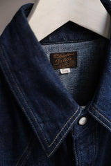 Deluxe Wear Denim Western Shirt 日本復古品牌 深色丹寧西部襯衫 日本製