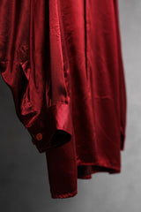 Vintage Gert Keller Satin Shirt 復古紅色緞面光澤襯衫
