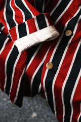 1950's "Leycott" British Royal Garmmar School Boating Striped Blazer