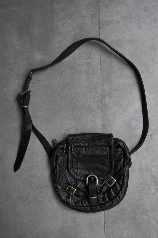Jas-M.B. Leather Small Shoulder Bag 英國手工製包袋品牌 翻蓋皮革側背包
