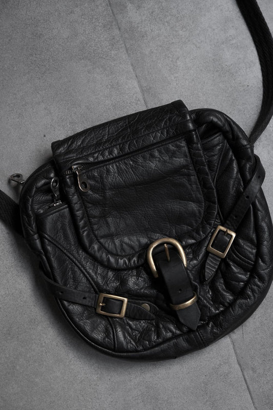 Jas-M.B. Leather Small Shoulder Bag 英國手工製包袋品牌 翻蓋皮革側背包