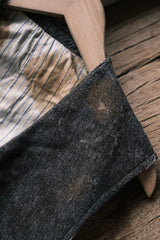 Deadstock 1930's "JMF &Co." French Distressed Wool Waistcoat